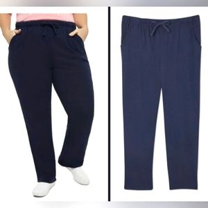 Athleisure Dark Blue Pants, Size Women XL